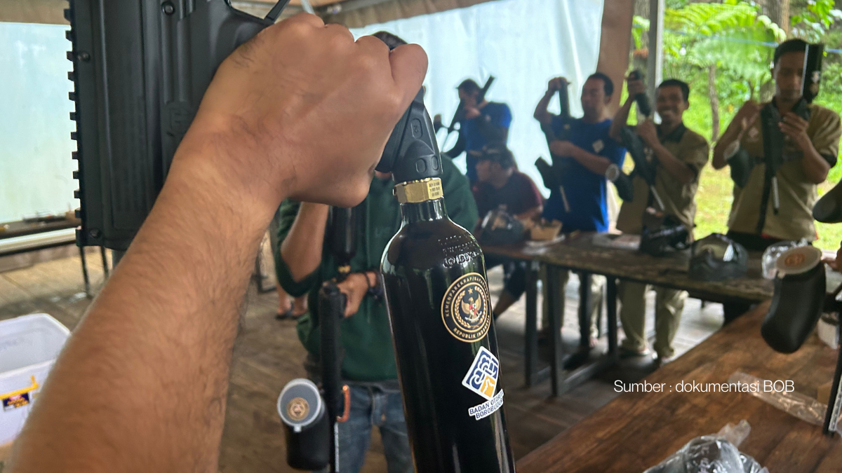 atraksi paintball di glamping deloano