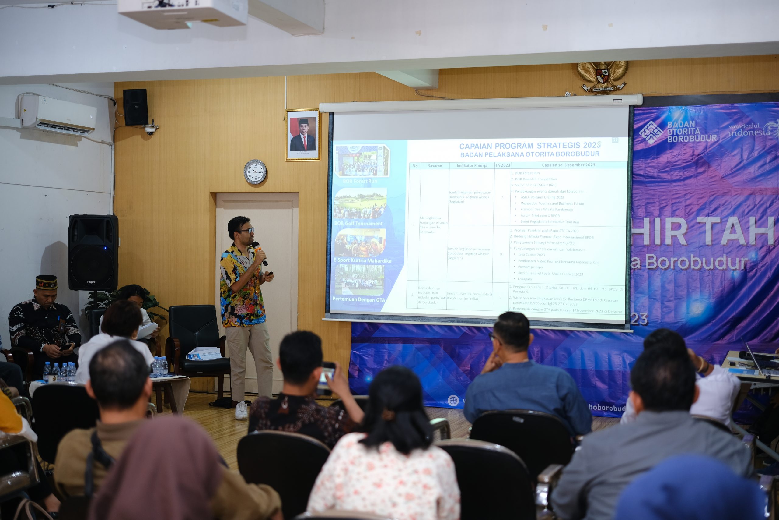 Direkut Pemasaran dalam Jumpar Pers Akhir Tahun