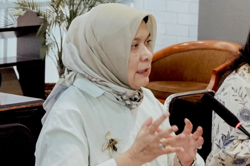 Pelaksana Tugas (Plt.) Deputi Bidang Industri dan Investasi Kemenpar Rizki Handayani saat membuka Rapat Koordinasi dan Identifikasi Peluang Pengembangan Wisata Wellness Indonesia di Ruang Belajar Alex Tilaar, Jakarta, Kamis (3/9/2026).